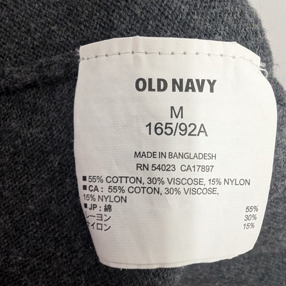 Old Navy Classic Gray Button Cardigan - Picture 4 of 4